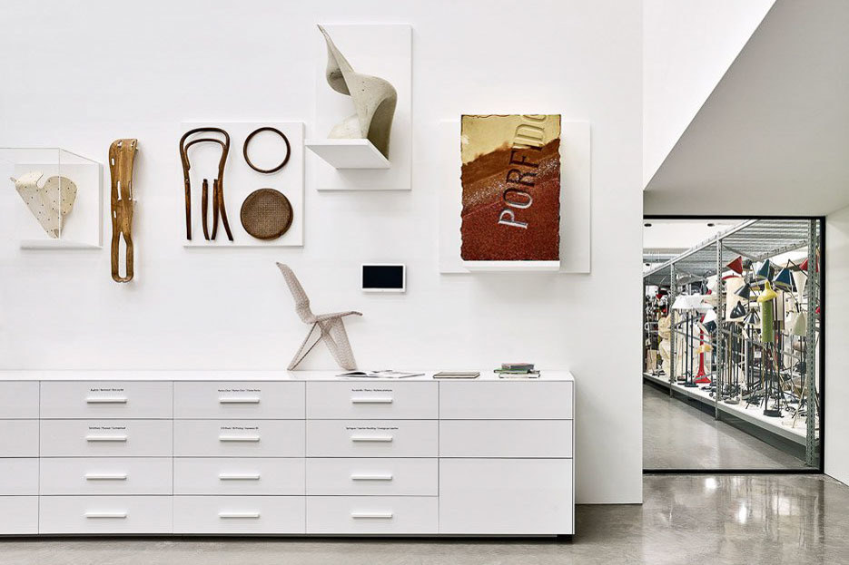 Vitra Schaudepot collection on display